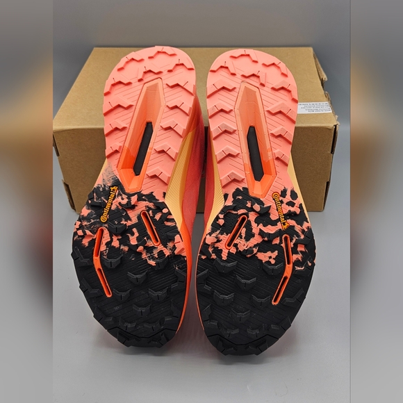 NIB ADIDAS Terrex Agravic Ultra Coral Fusion Trail Running Shoes Size 8.5 - Picture 6 of 8